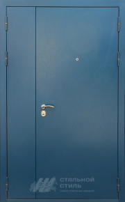 Входная тамбурная дверь с шумоизоляцией и МДФ №11 с отделкой Порошковое напыление - фото