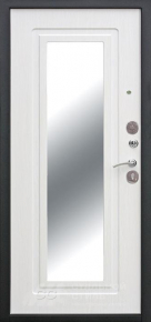 Дверь с зеркалом №58 с отделкой МДФ ПВХ - фото №2