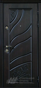 Дверь с зеркалом №46 с отделкой МДФ ПВХ - фото