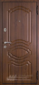 Дверь с МДФ внутри и снаружи в квартиру с отделкой МДФ ПВХ - фото