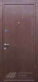 Дверь с порошковым напылением и МДФ-панелью с отделкой Порошковое напыление - фото