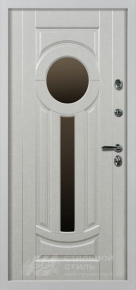 Белая входная дверь премиум с ковкой №3 с отделкой МДФ RAL - фото №2