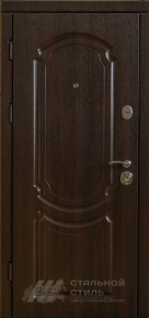 Входная дверь с отделкой МДФ + МДФ цвета венге с отделкой МДФ ПВХ - фото №2