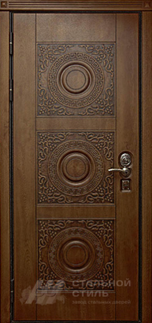 Дверь «Дверь МДФ №7» c отделкой Массив дуба