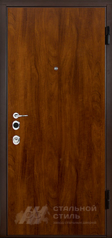 Дверь «Дверь с зеркалом №6» c отделкой Ламинат