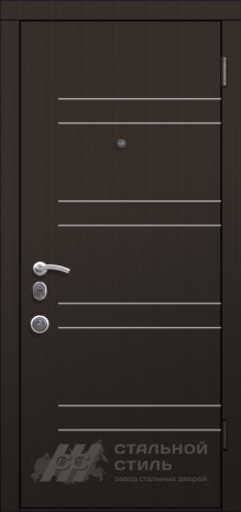Дверь «Дверь с молдингом №6» c отделкой МДФ ПВХ