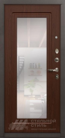 Дверь «Дверь с зеркалом №54» c отделкой МДФ ПВХ
