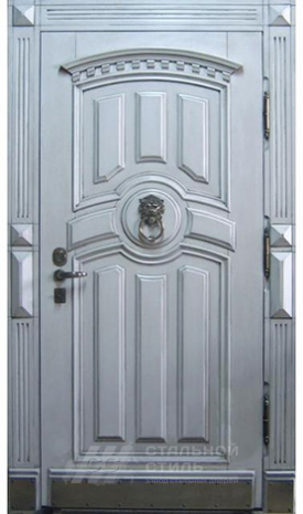Дверь «Парадная дверь №22» c отделкой Массив дуба